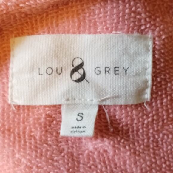 Lou & Grey Purple Pinky-Peach Dip Dye SOFT Pullover  Sweatshirt S - Picture 6 of 15